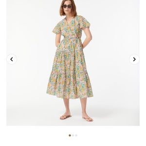 JCrew faux wrap floral dress
